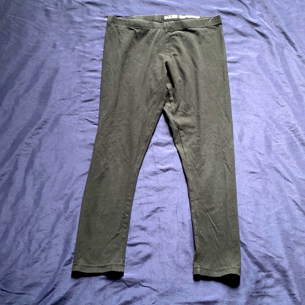 Girls L black leggings